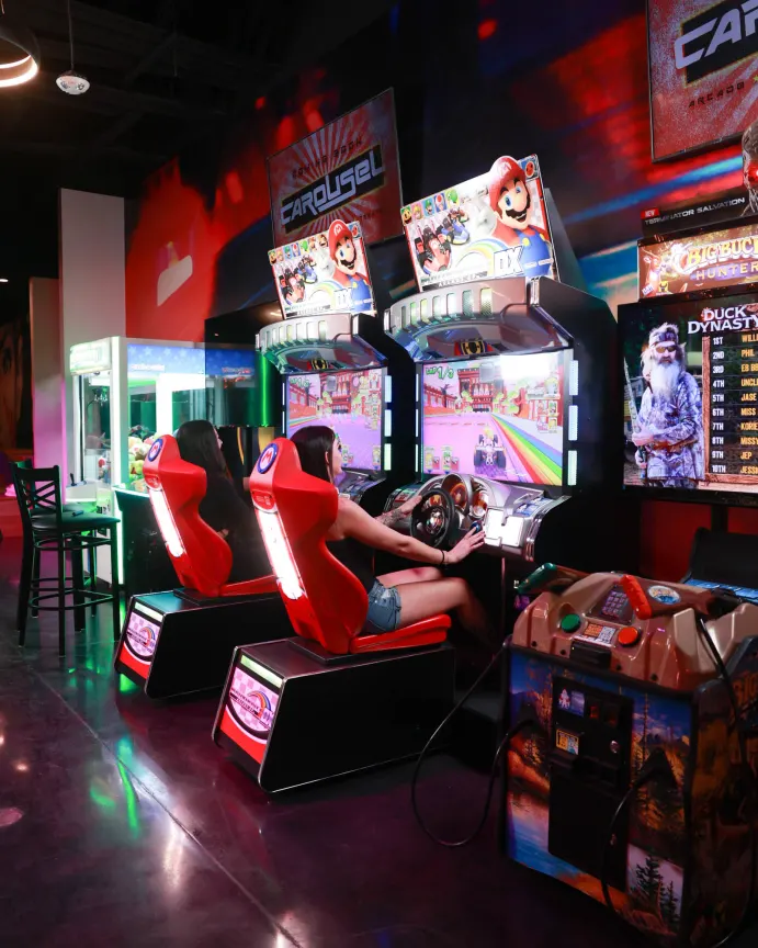 Carousel Arcade Bar - <a href="https://carouselarcadebar.com/">Photo Source</a>