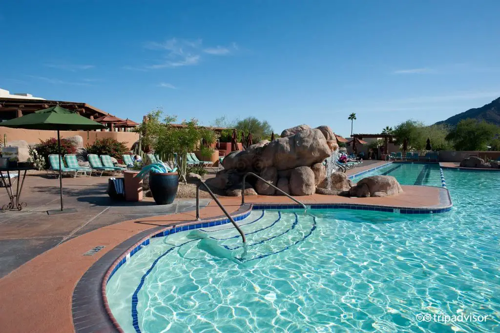 JW Marriott Camelback Inn Resort & Spa - <a href="https://tp.media/r?marker=193187.lostinphoenix-swimming-article-jw-mariott-camelback-inn-resort-spa&trs=162191&p=4456&u=https%3A%2F%2Fwww.tripadvisor.com%2FHotel_Review-g31300-d74115-Reviews-JW_Marriott_Scottsdale_Camelback_Inn_Resort_Spa-Paradise_Valley_Arizona.html&campaign_id=149">Photo Source</a>