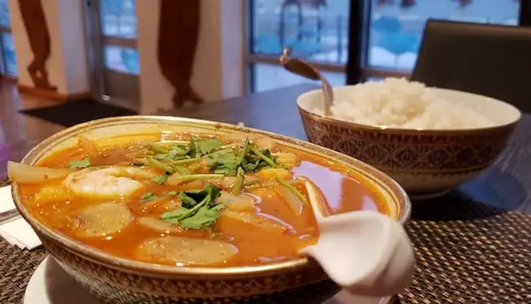 Tom Yum Goong Thai Shrimp Lemongrass Soup @ Authentic Thai Kitchen - <a href="https://authenticthaikitchen.com/">Photo Source</a>