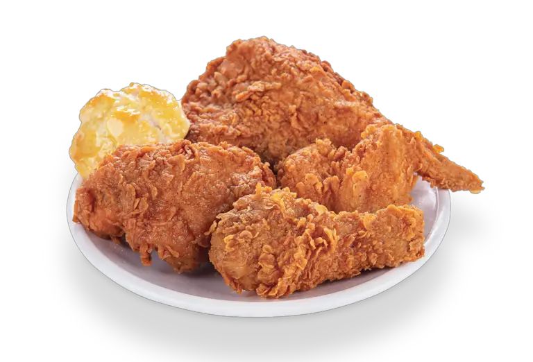 Krispy Krunchy Chicken - <a href="https://krispykrunchy.com/menu/">Photo Source</a>