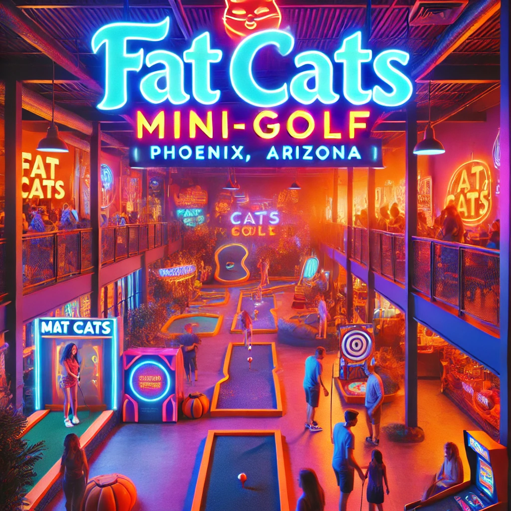 Fat Cats Mini Golf in Phoenix, Arizona